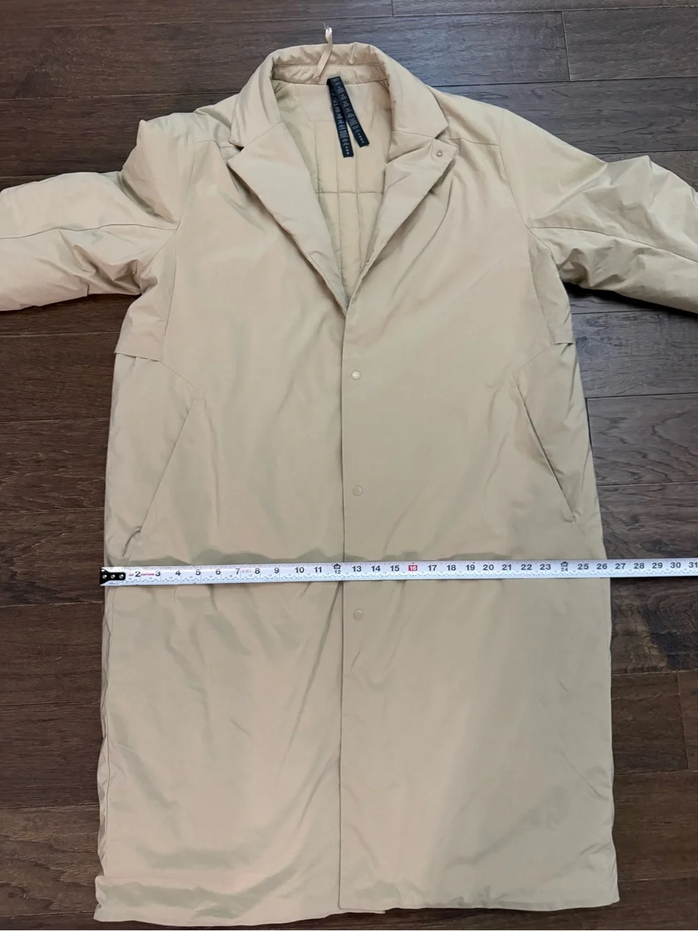 lululemon athletica Cream Lightweight Long Trench Coat